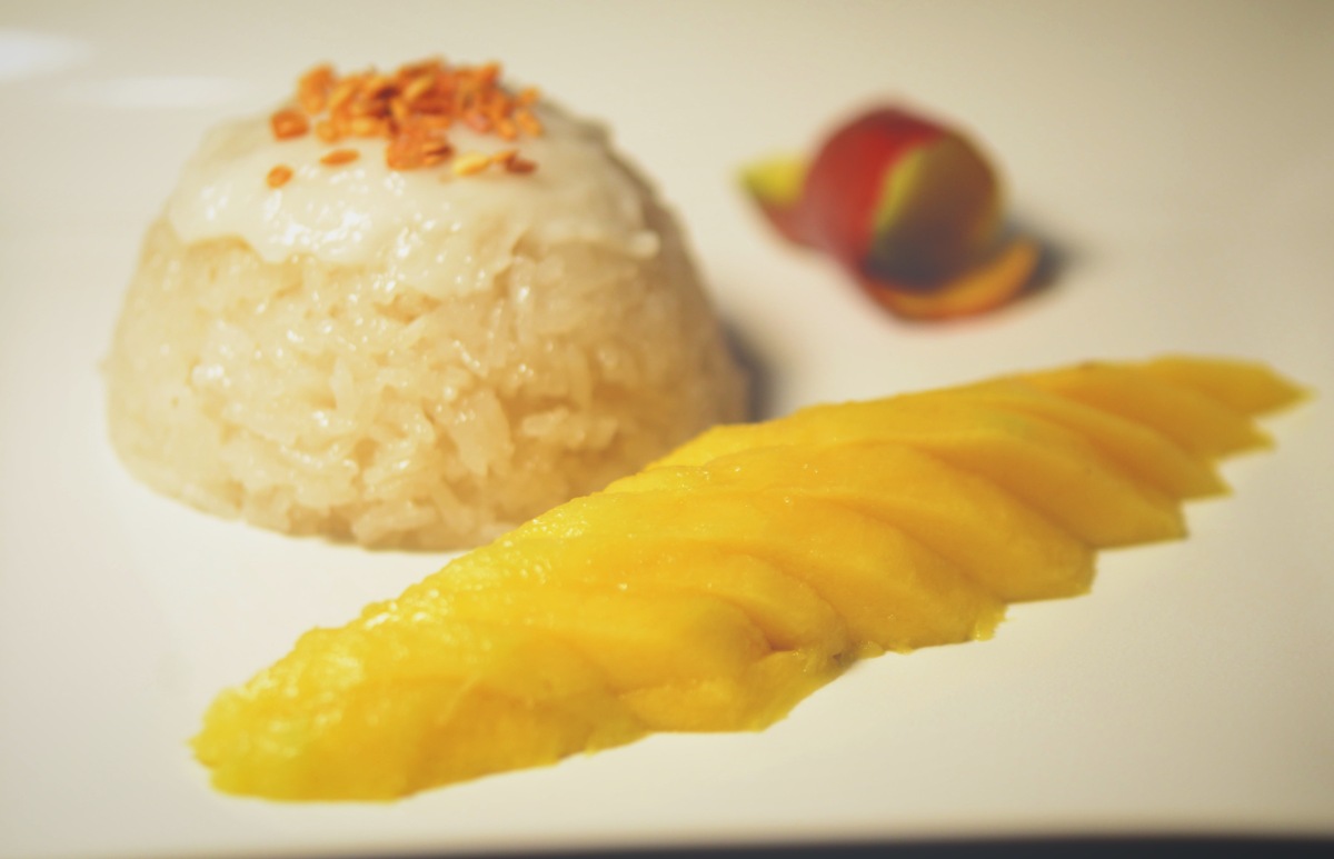 Dulce Tailandia, Dulce arroz con mango
